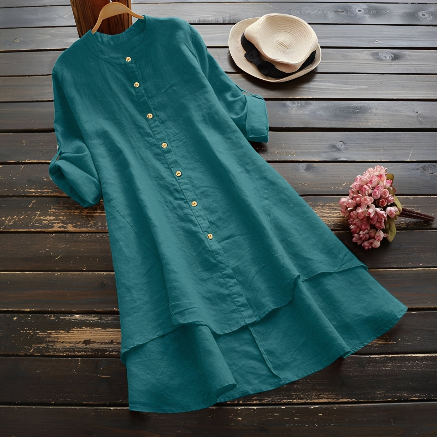 Mildred - Schickes Kleid mit Knöpfen