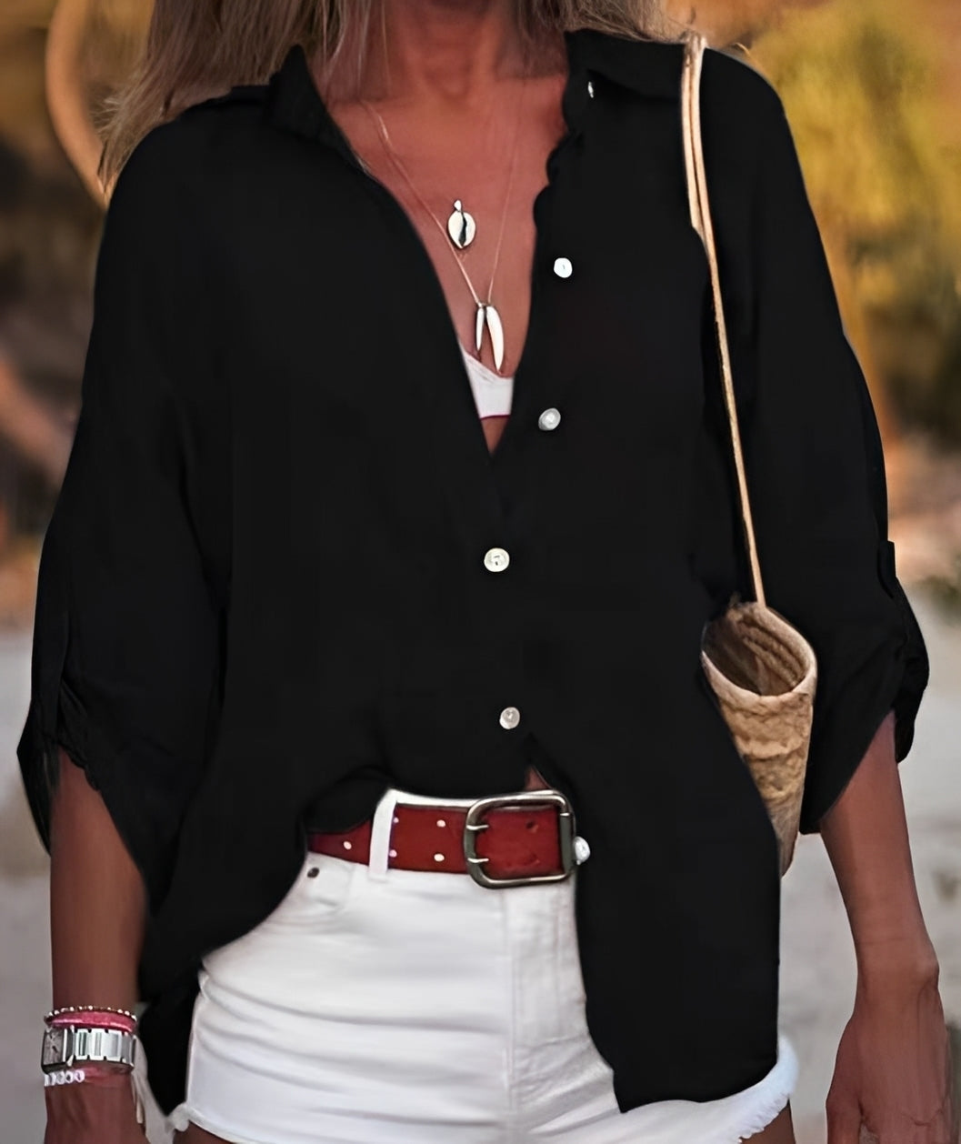 Joyce - Bequeme, locker geschnittene Bluse für Damen