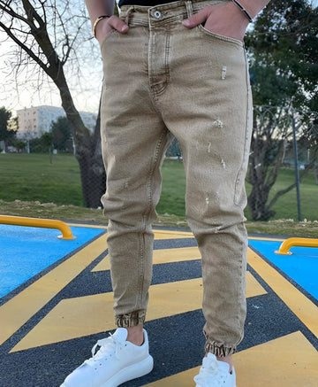 Andre - Stilvolle Herren-Slim-Fit-Jeans mit Rissen