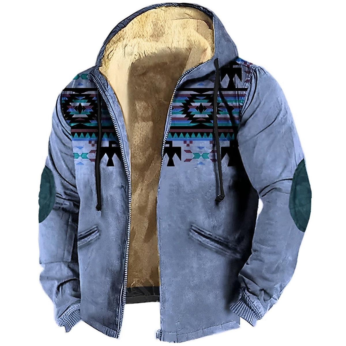 Edwin - Stilvoller Hoodie mit ethnischen Mustern für Herren