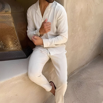 Hadrien - Herren-Set aus Langarmhemd und Hose