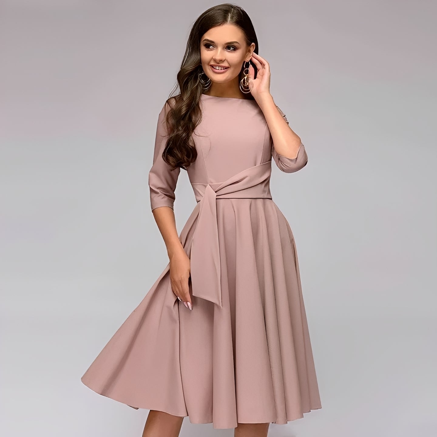 Sameer - Lockeres Midikleid