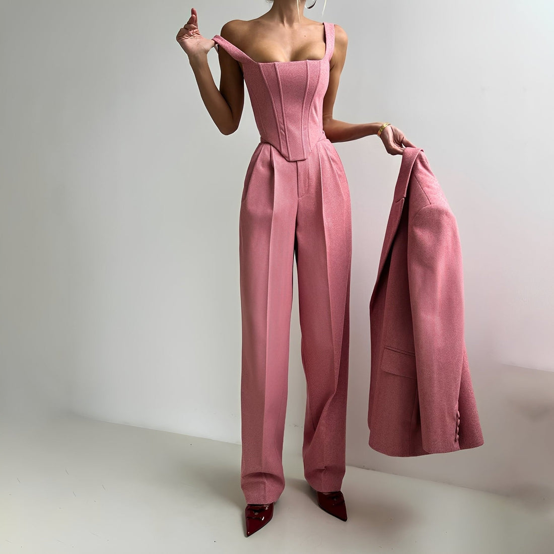 Madeline - Stilvolles dreiteiliges Blazer-Set für Damen