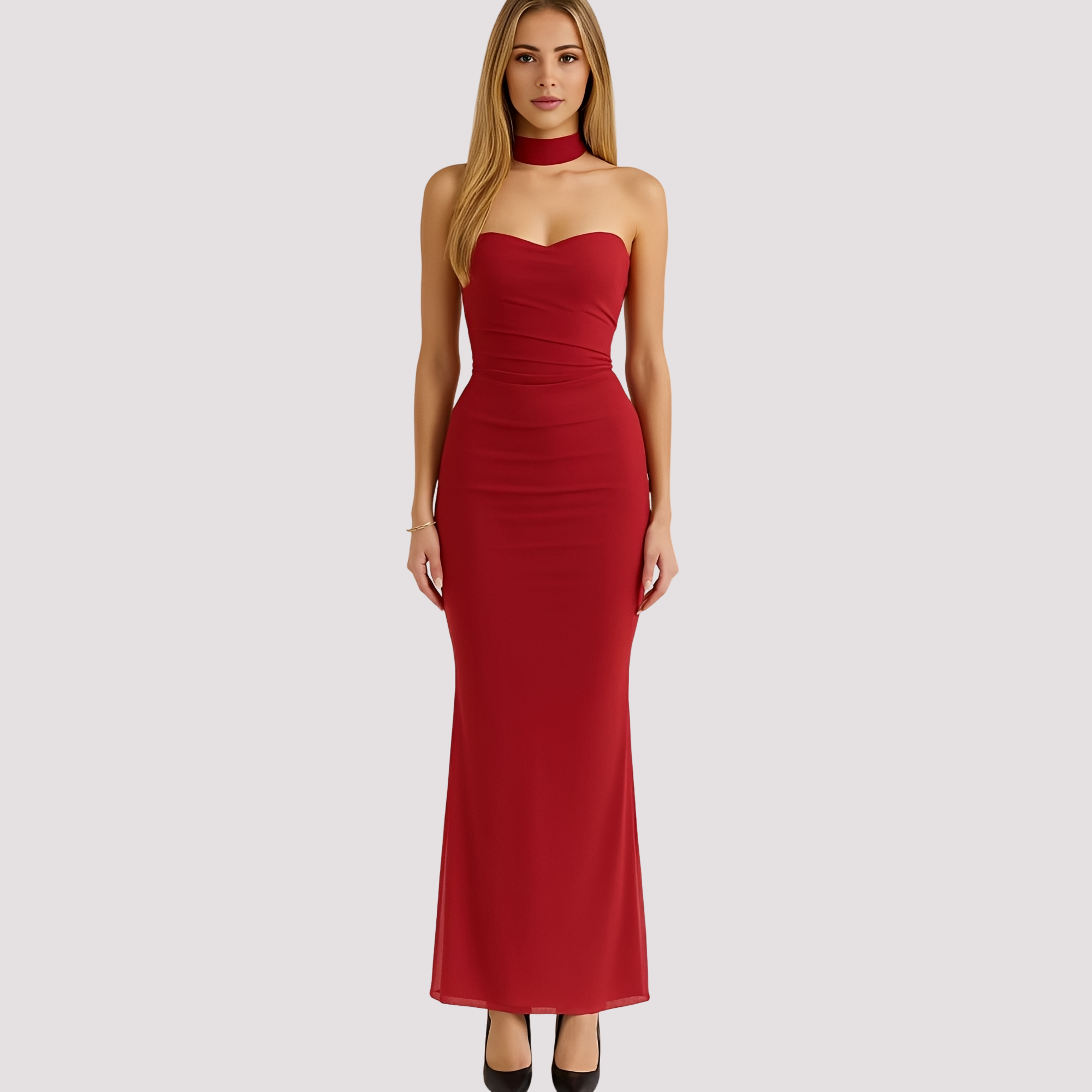 Antonia - Schickes Choker-Schmalfit-Kleid
