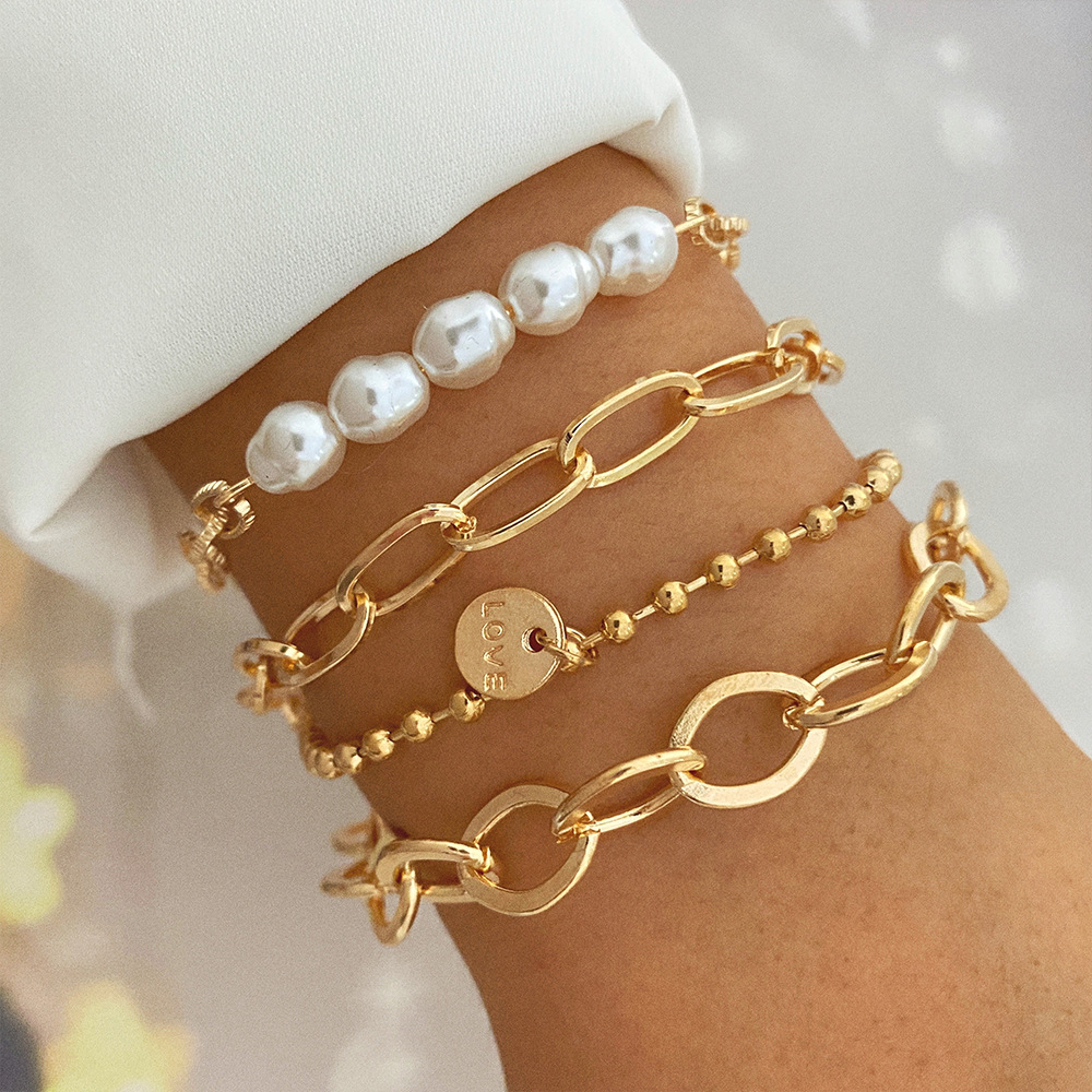 18K Goldarmband - Armbandset für Mädchen