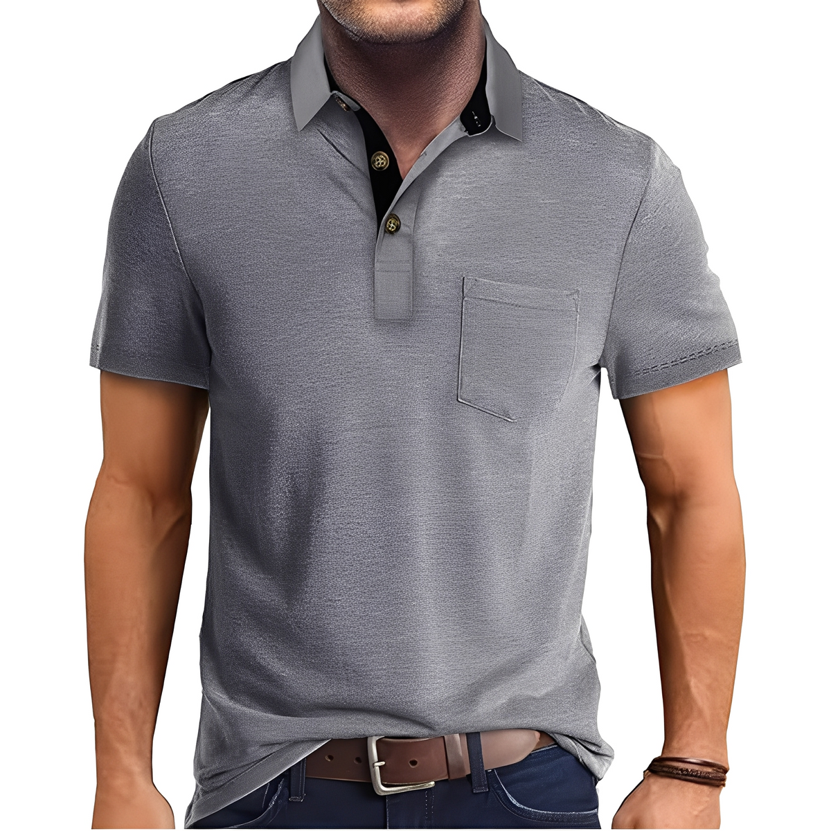 Abner - Poloshirt im traditionellen Stil