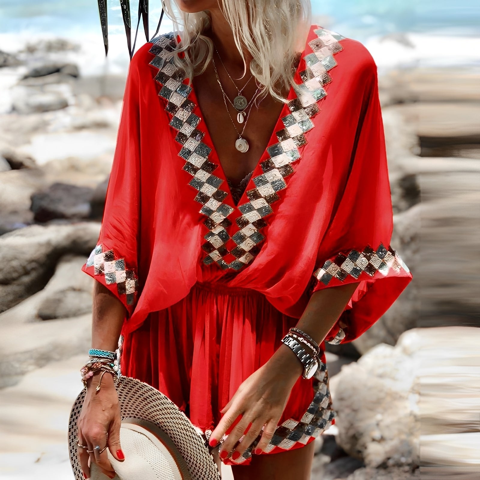 Jenn - Stilvoller Bohemian-Overall