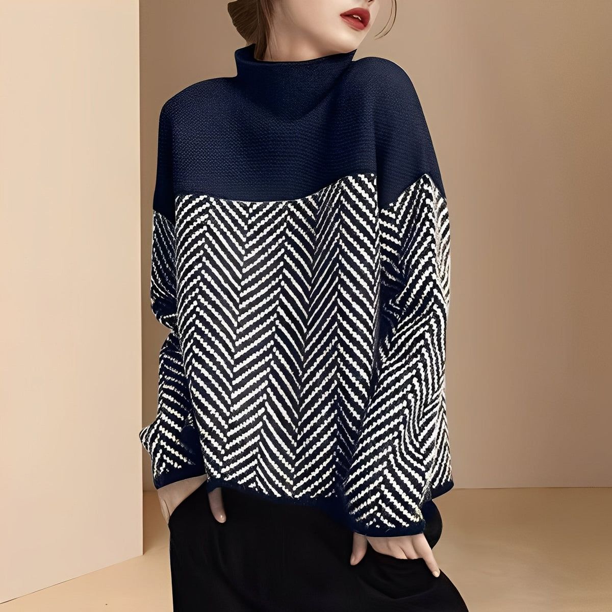 Maryann - Stilvoller und weicher Rollkragenpullover