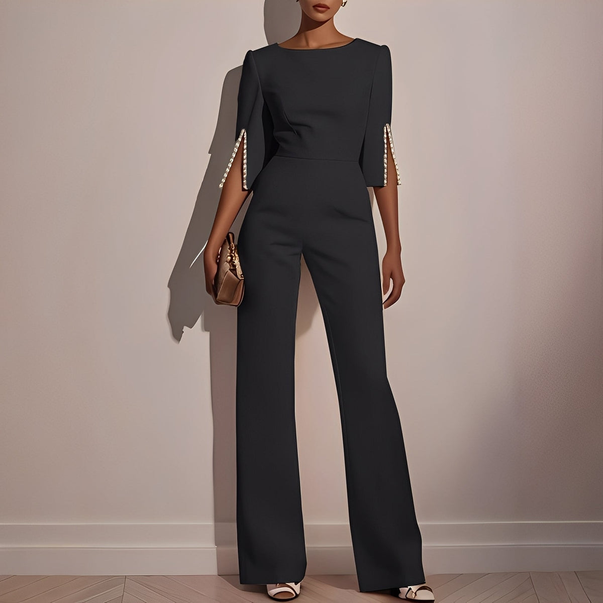 Carolane - Eleganter, enger Damen-Jumpsuit