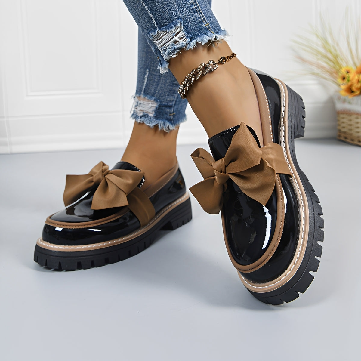 Miley - Modische Loafer mit Schleife