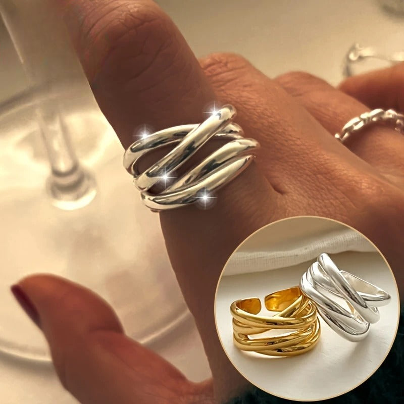 Riley – Geometrischer Ring der romantischen Zuneigung