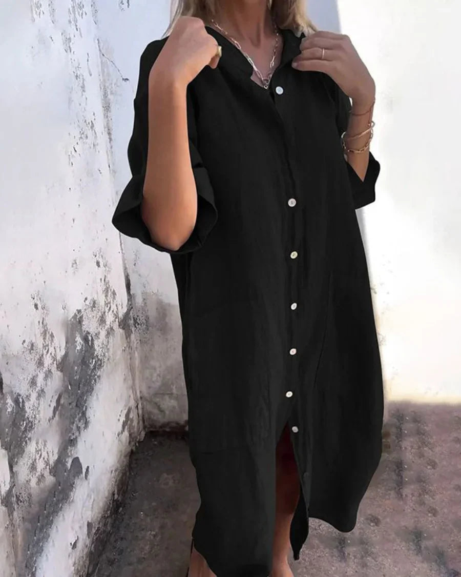 Valerie – Entspanntes Damenblusenkleid