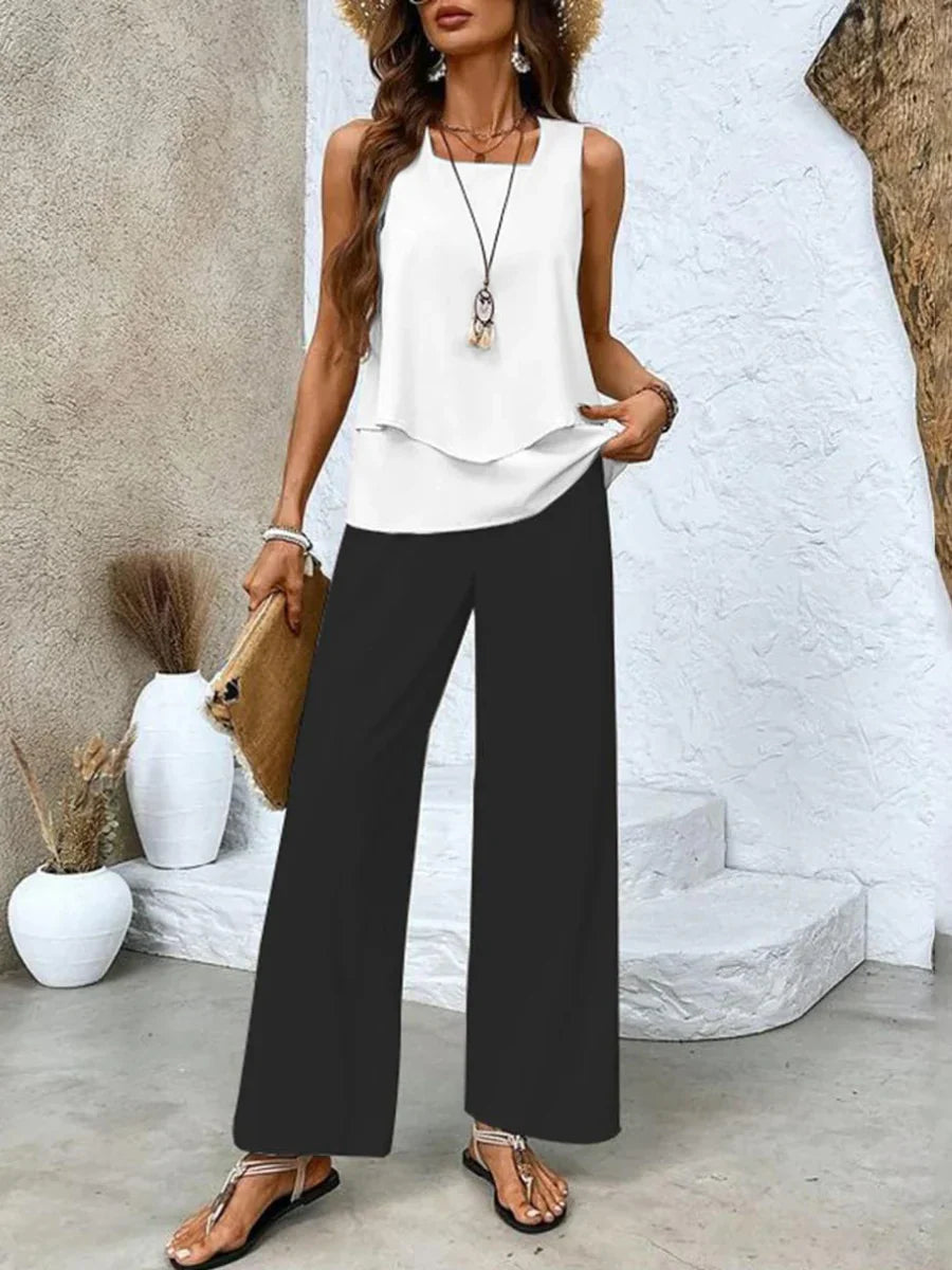 Abigail - Elegantes Damen Zweiteiler Set