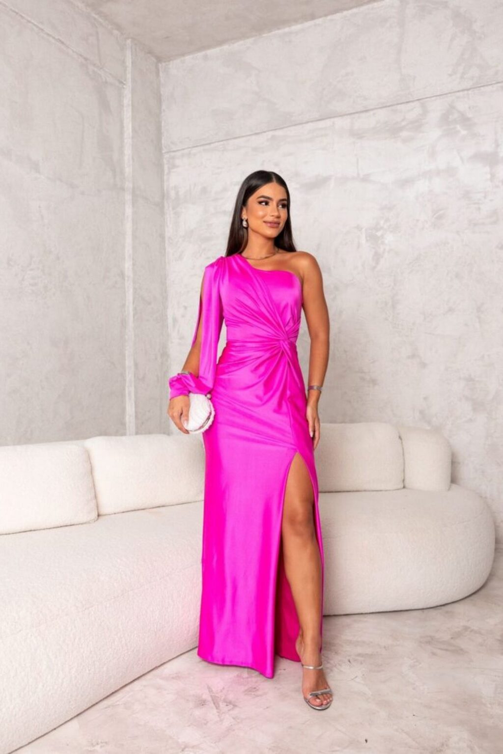 Fely - Strahlendes Kleid mit Schulterfrei-Design