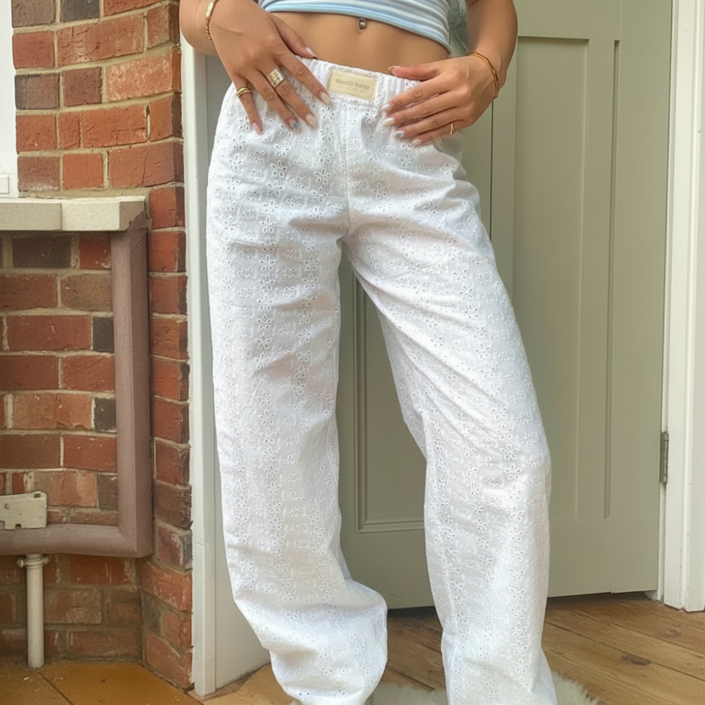 Olesia - Damen Lounge Hose bequem