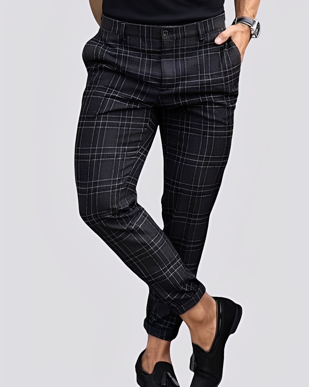Adrian - Elegante, locker geschnittene Herrenhose