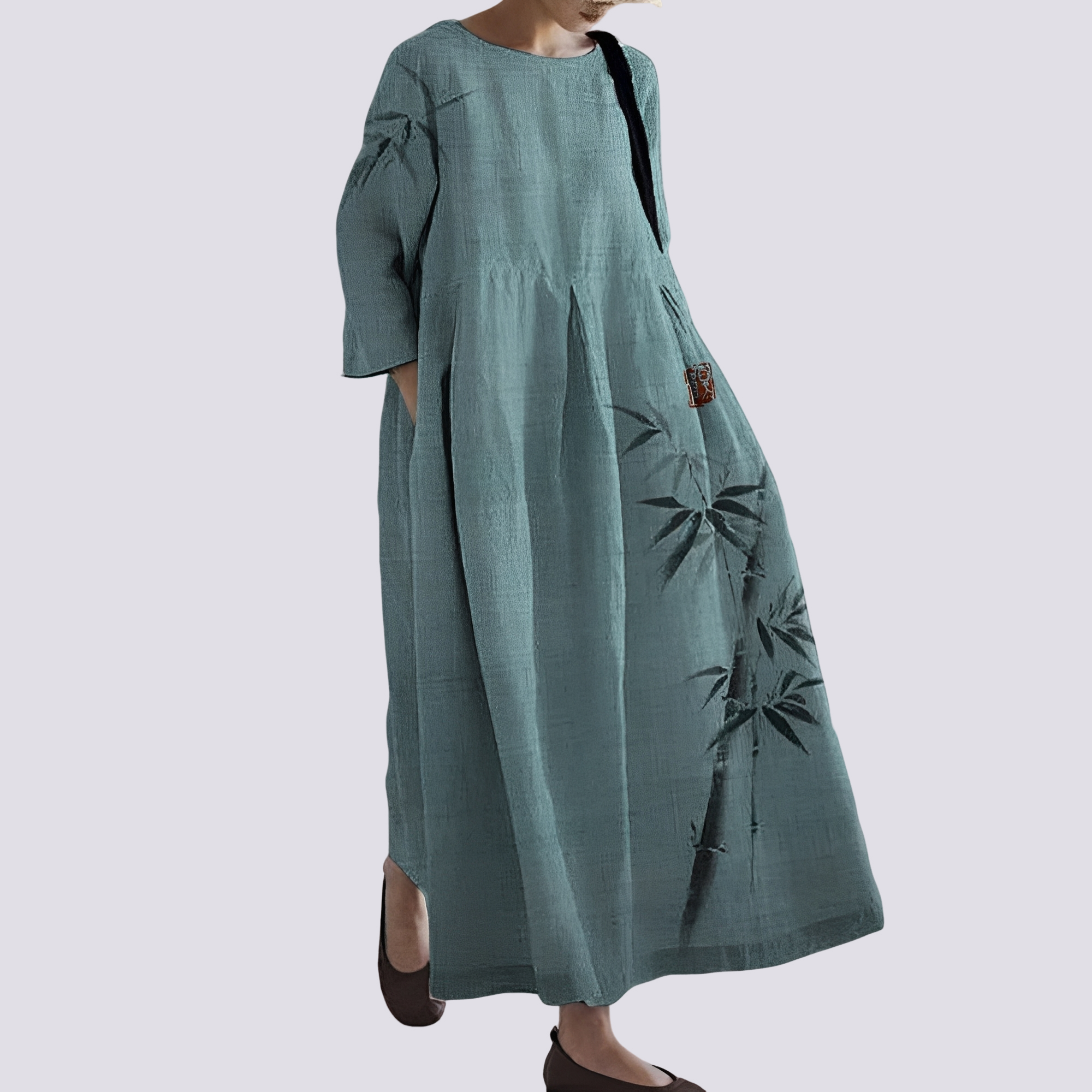 Veronica - Weites Damenkleid mit Taschen