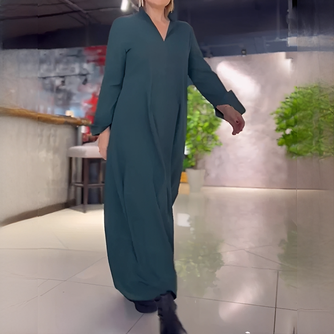 Cassie - Lässiges Langarmkleid