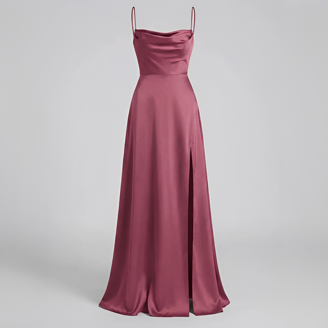 Glenda - Elegantes, fließendes Damenkleid