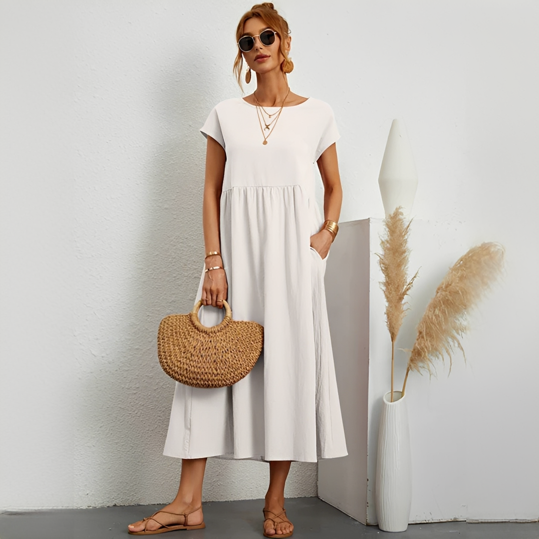 Celestinna - Lockeres Sommerkleid für Damen