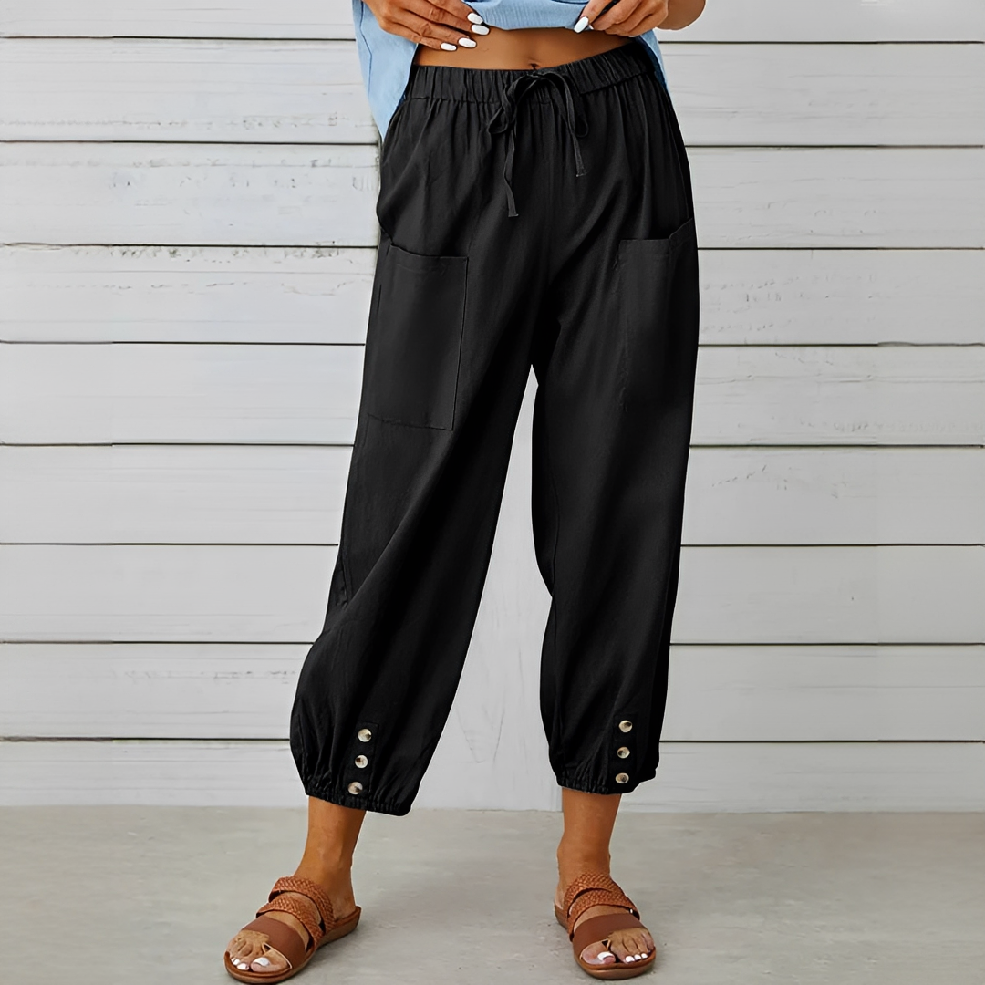 Scarlett - Bequeme Hosen mit Kordelzug