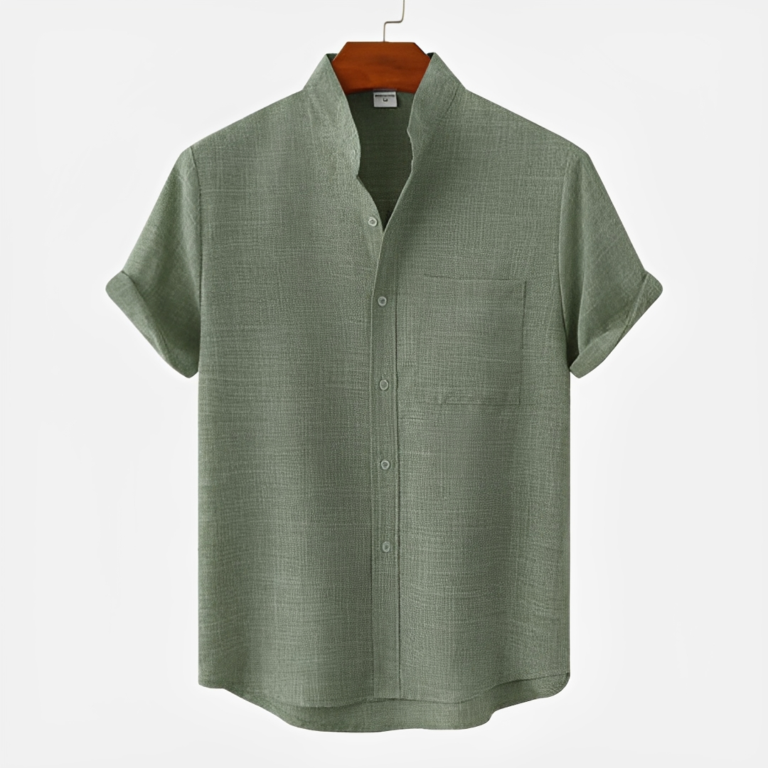 Hayden - Einfaches Button-Up-Polohemd