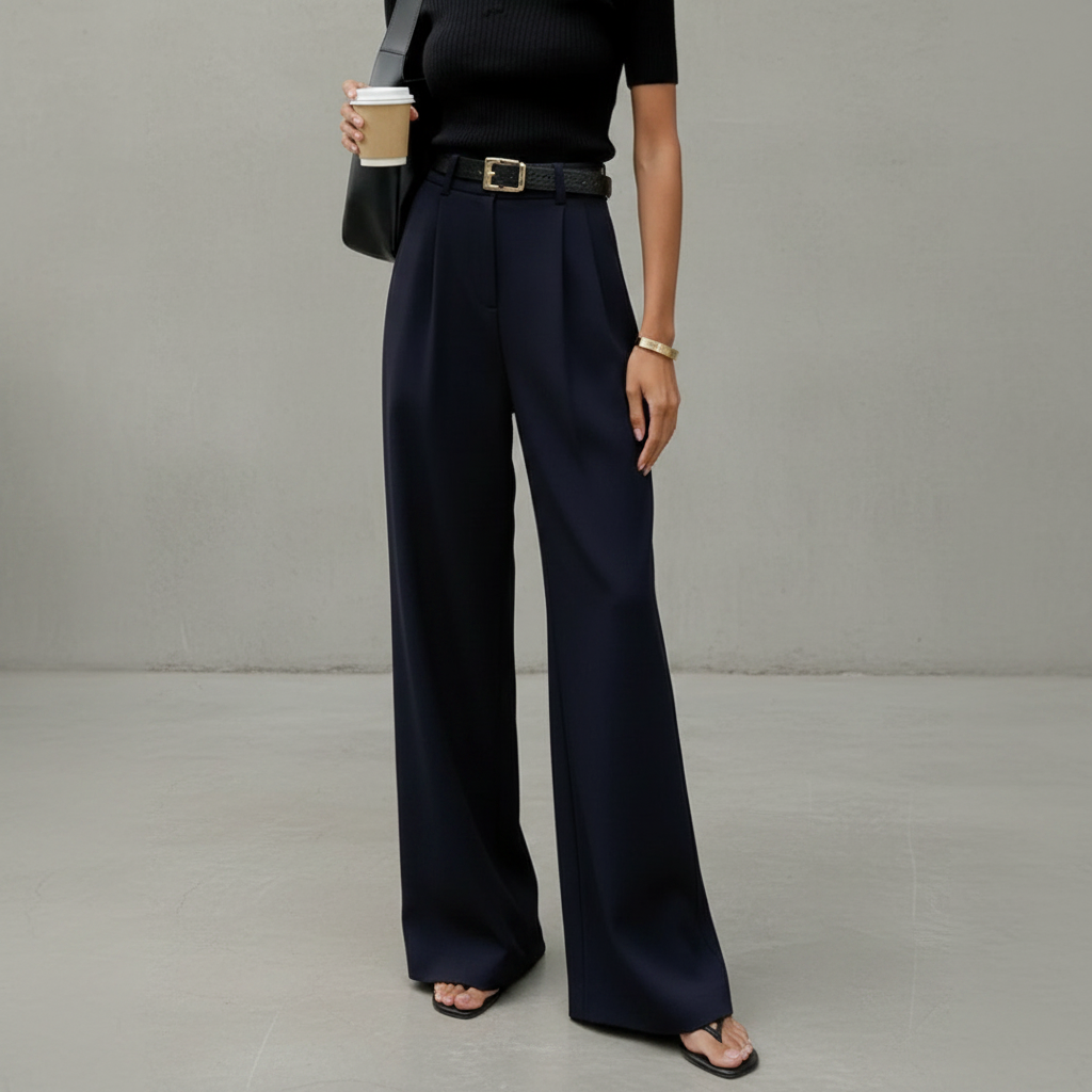 Marlene - Elegante Hose mit weitem Bein