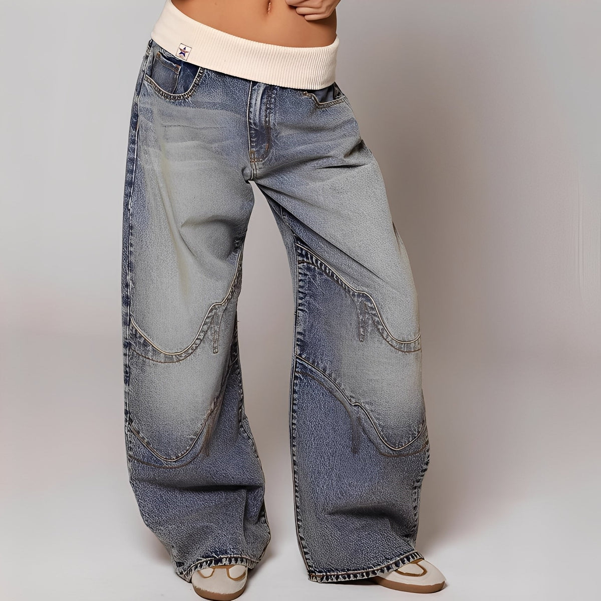 Vanessa - Komfortable Jeans mit weitem Bein