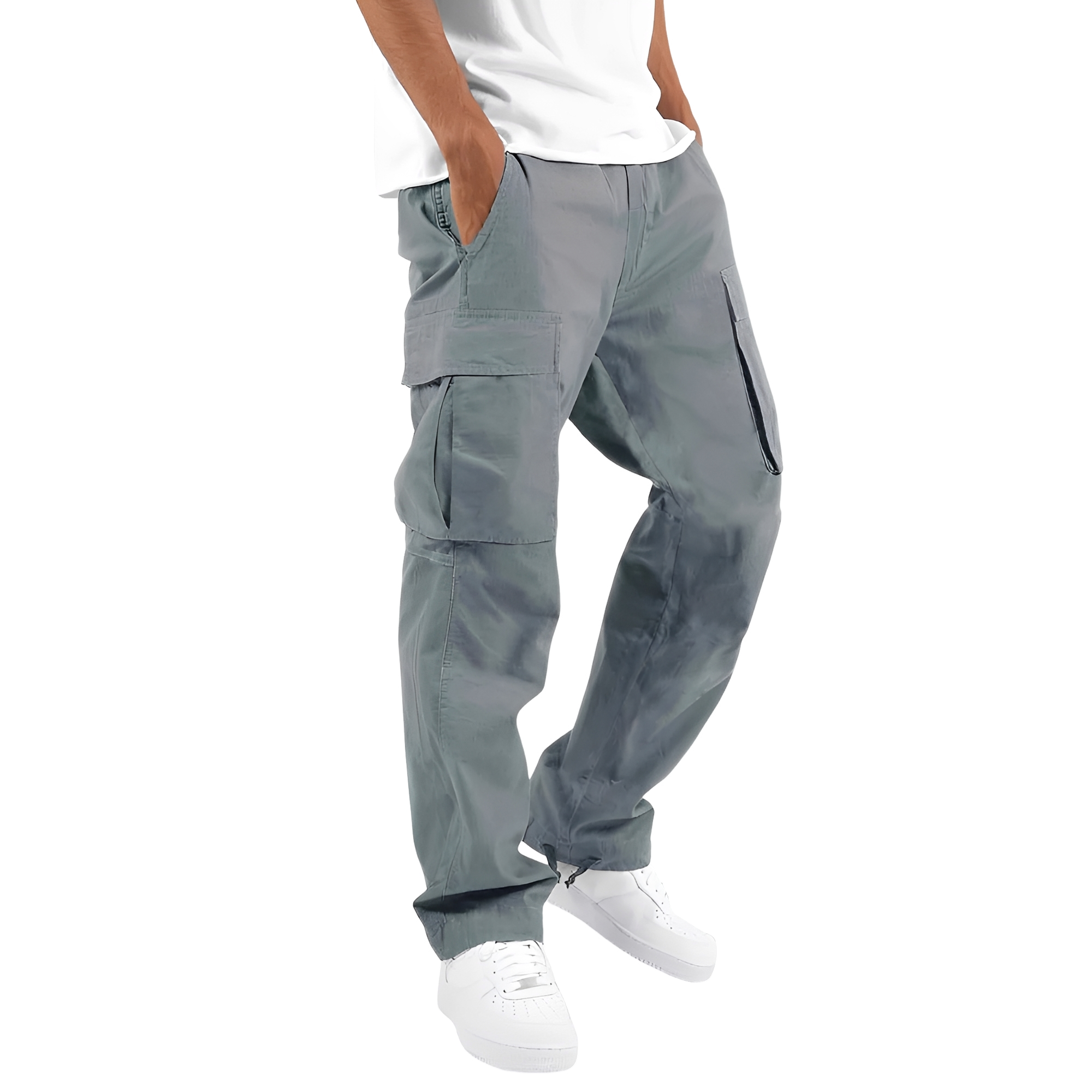 Cooper - Locker geschnittene Herren-Cargohose mit Kordelzug