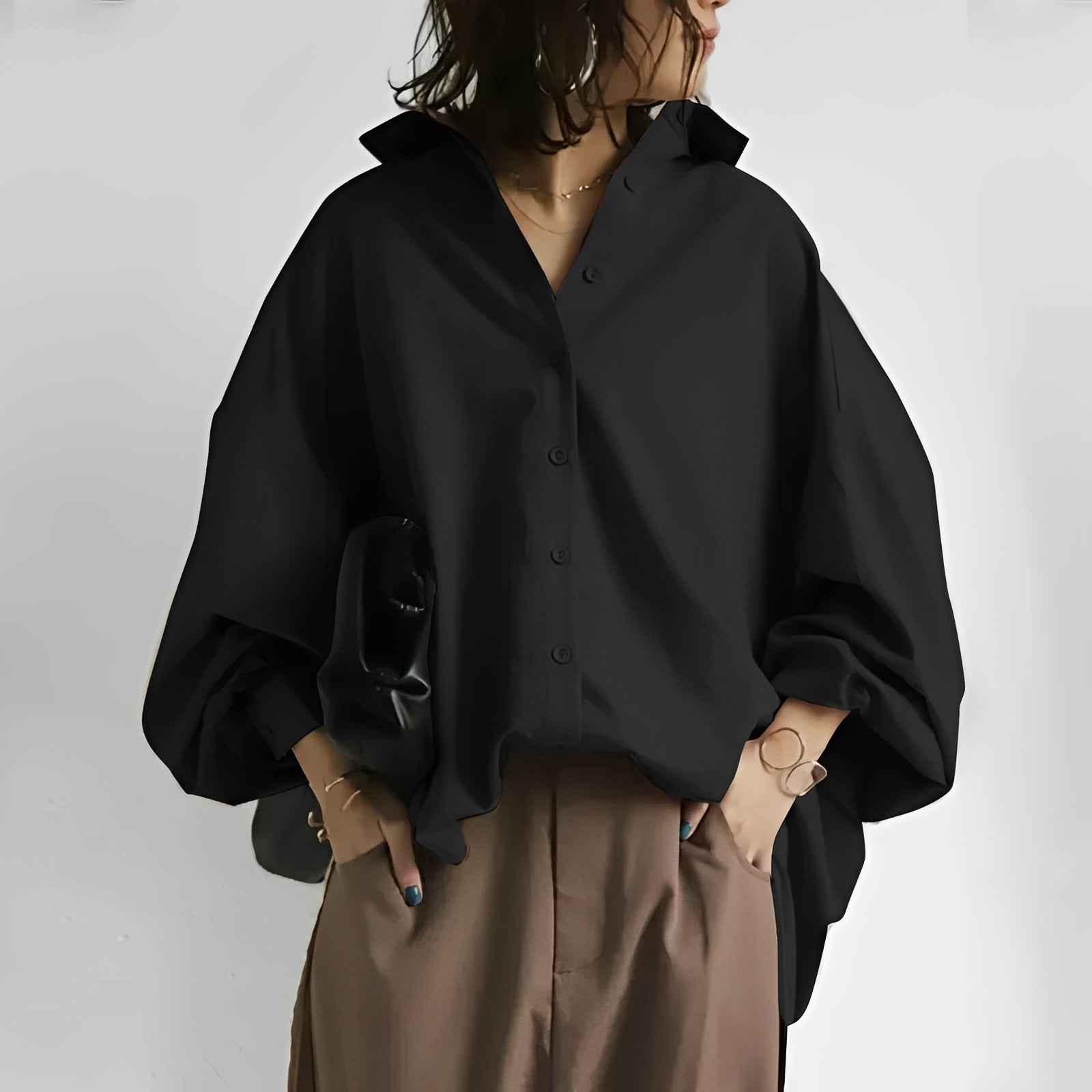 Brittney - Legere Oversize-Bluse