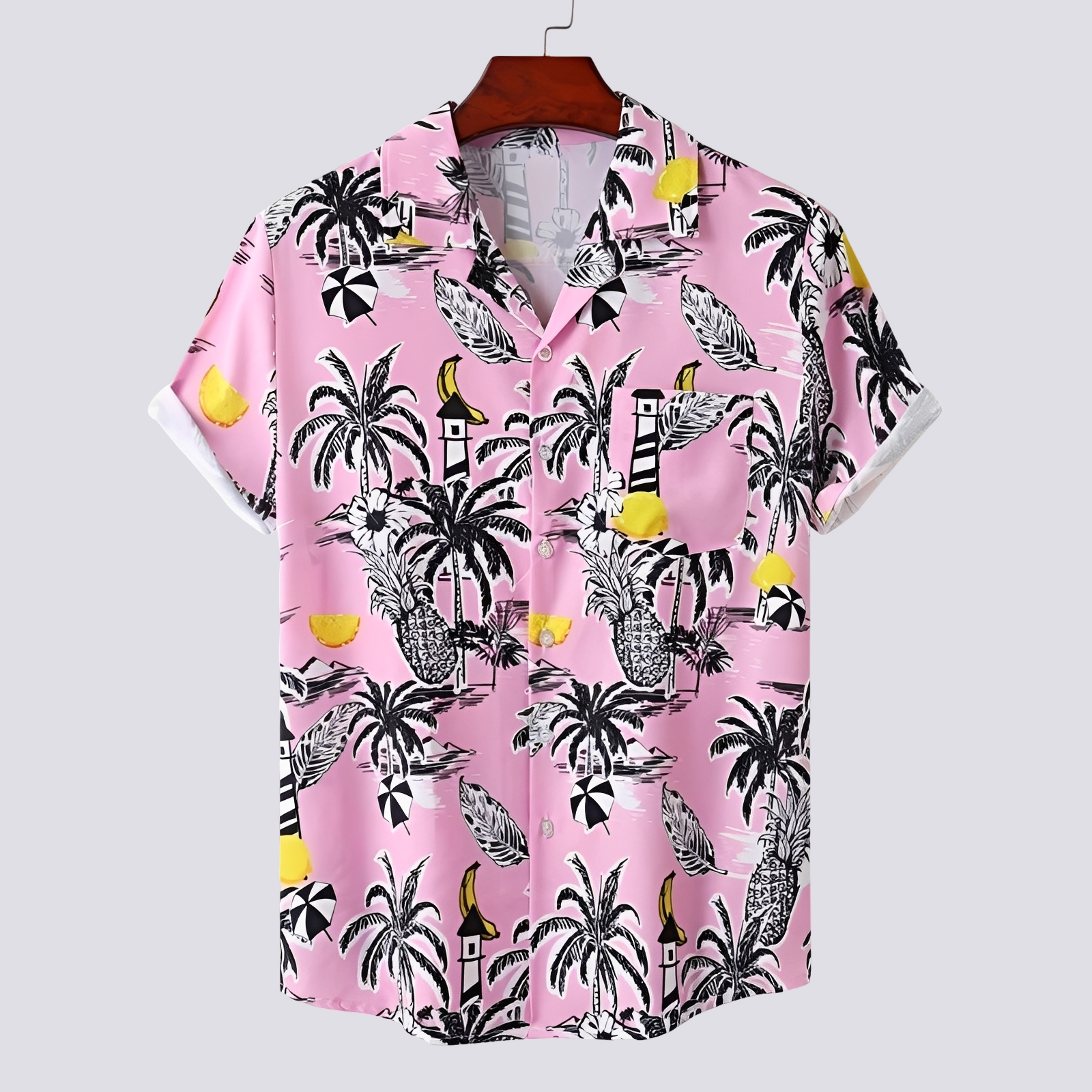 Ronan - Elegantes Herrenhemd mit Hawaii-Muster
