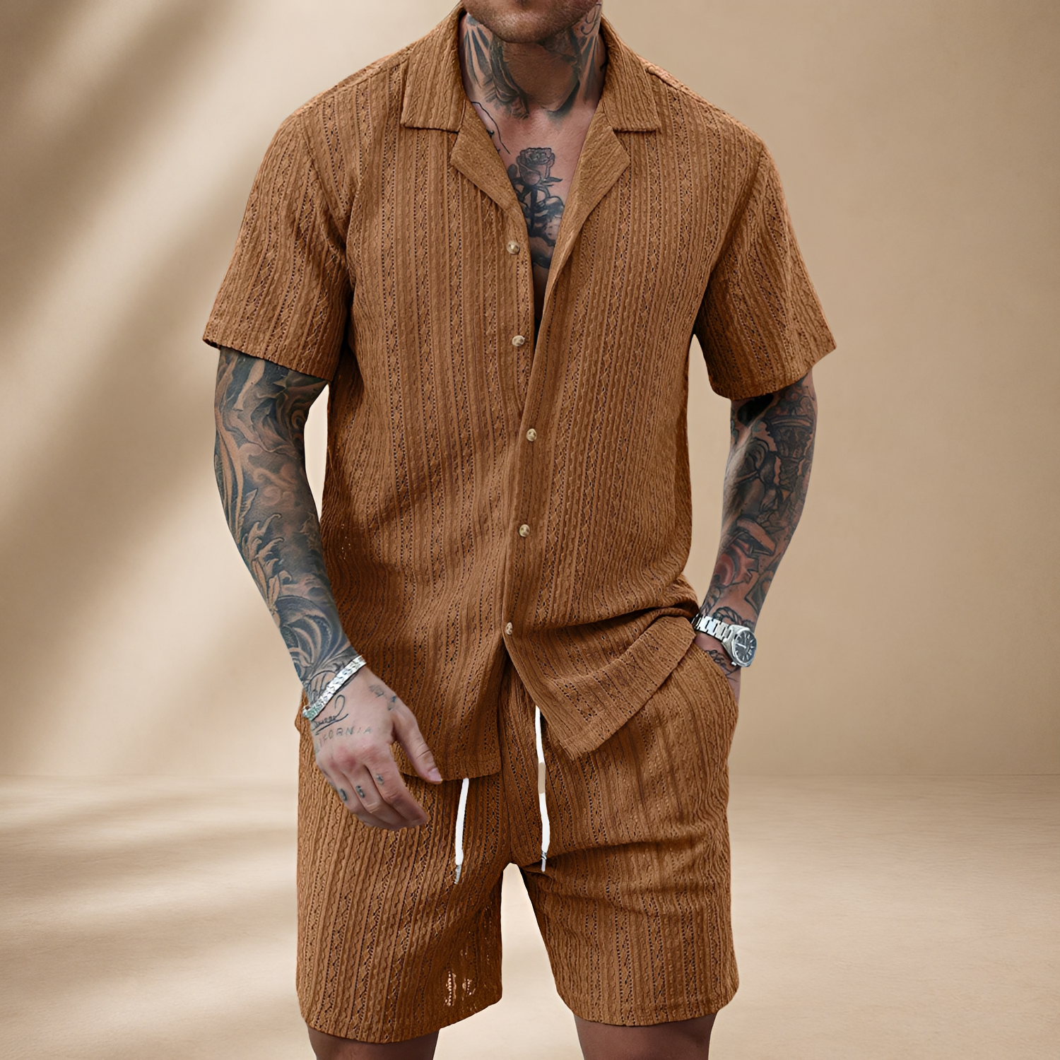 Carter - Bequemes und Entspanntes Hollow-Out-Set