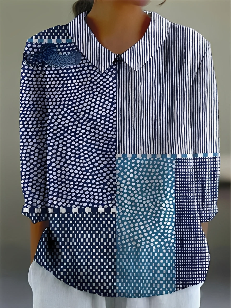Alfie - Stilvolles, locker geschnittenes Damenshirt mit Print