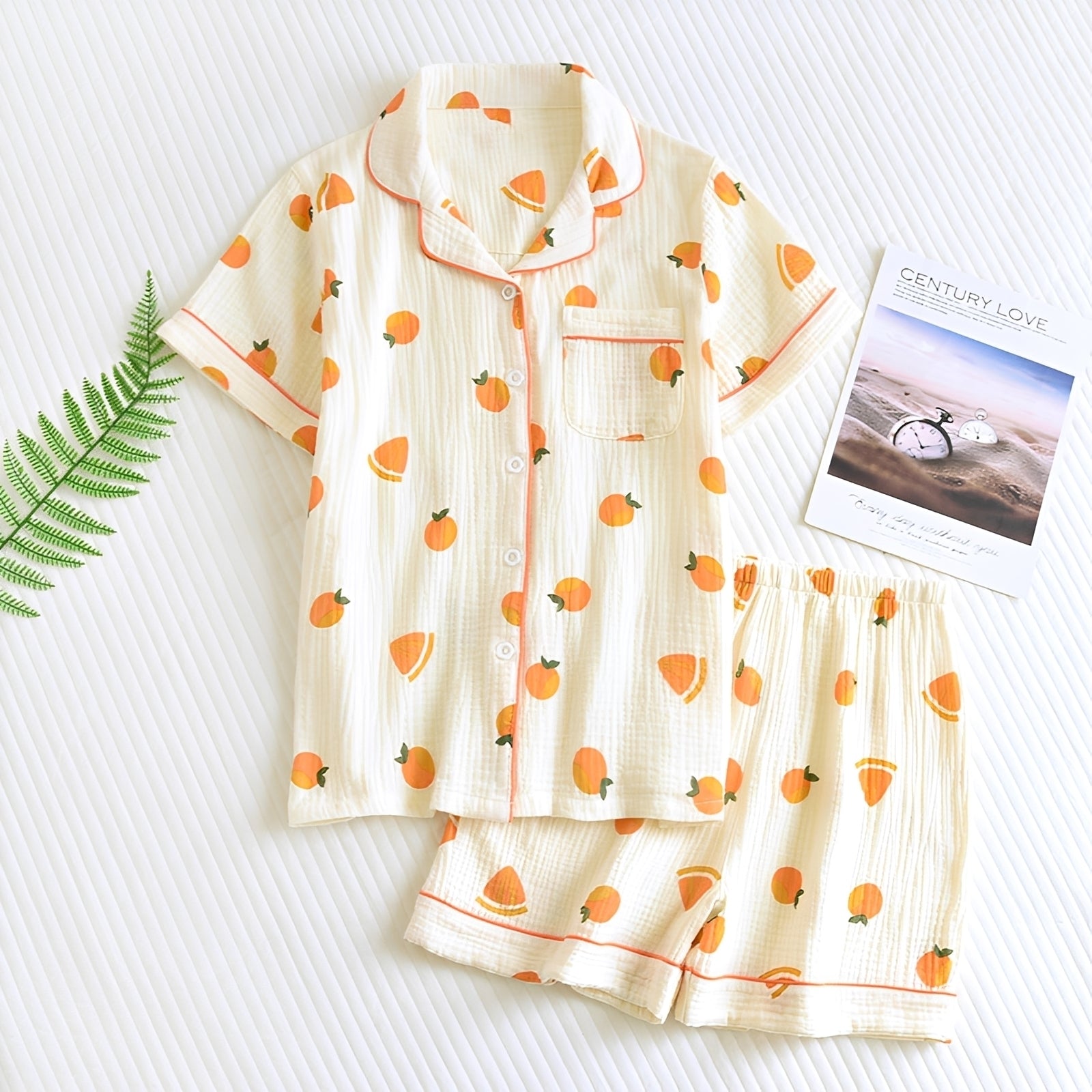 Mariah - Bequemes Lockeres Pyjama-Set