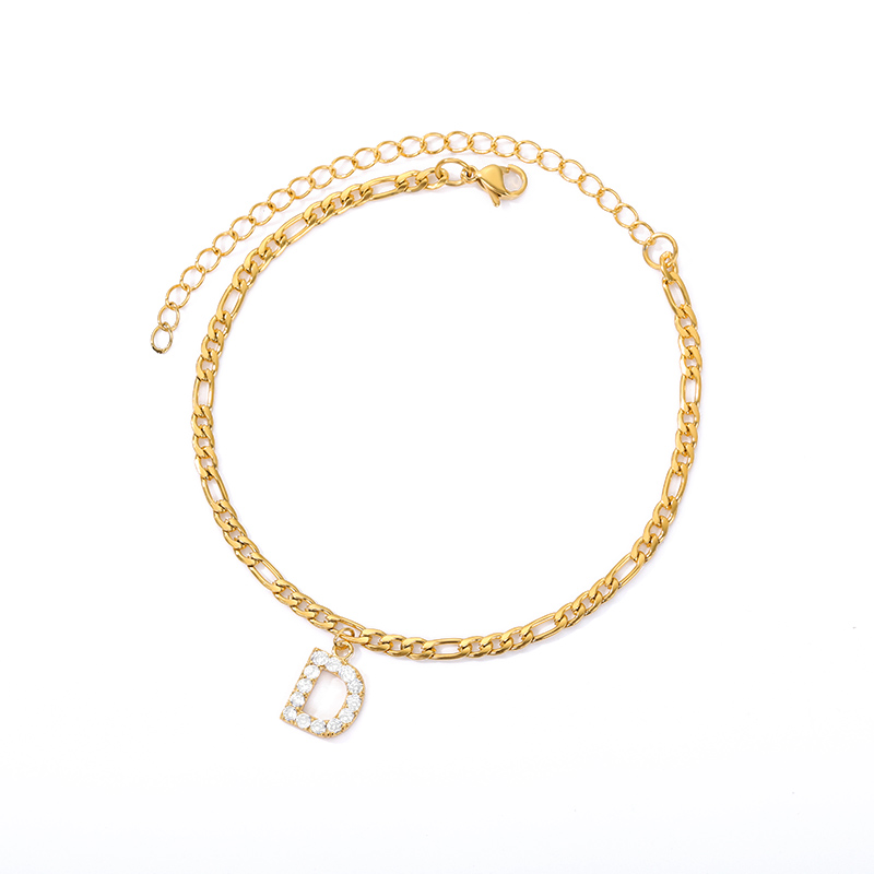 Knöchelarmband mit deiner Initiale