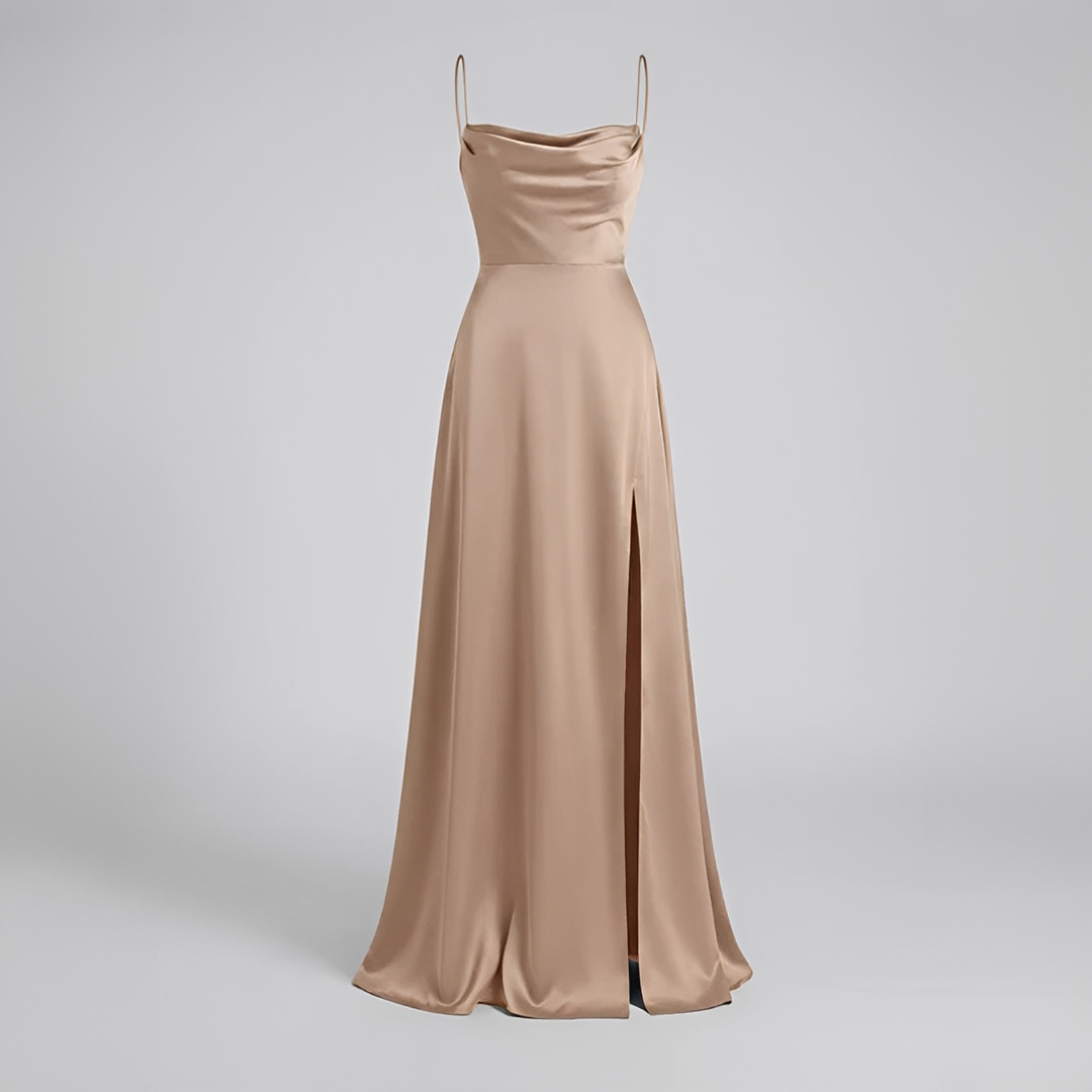 Glenda - Elegantes, fließendes Damenkleid