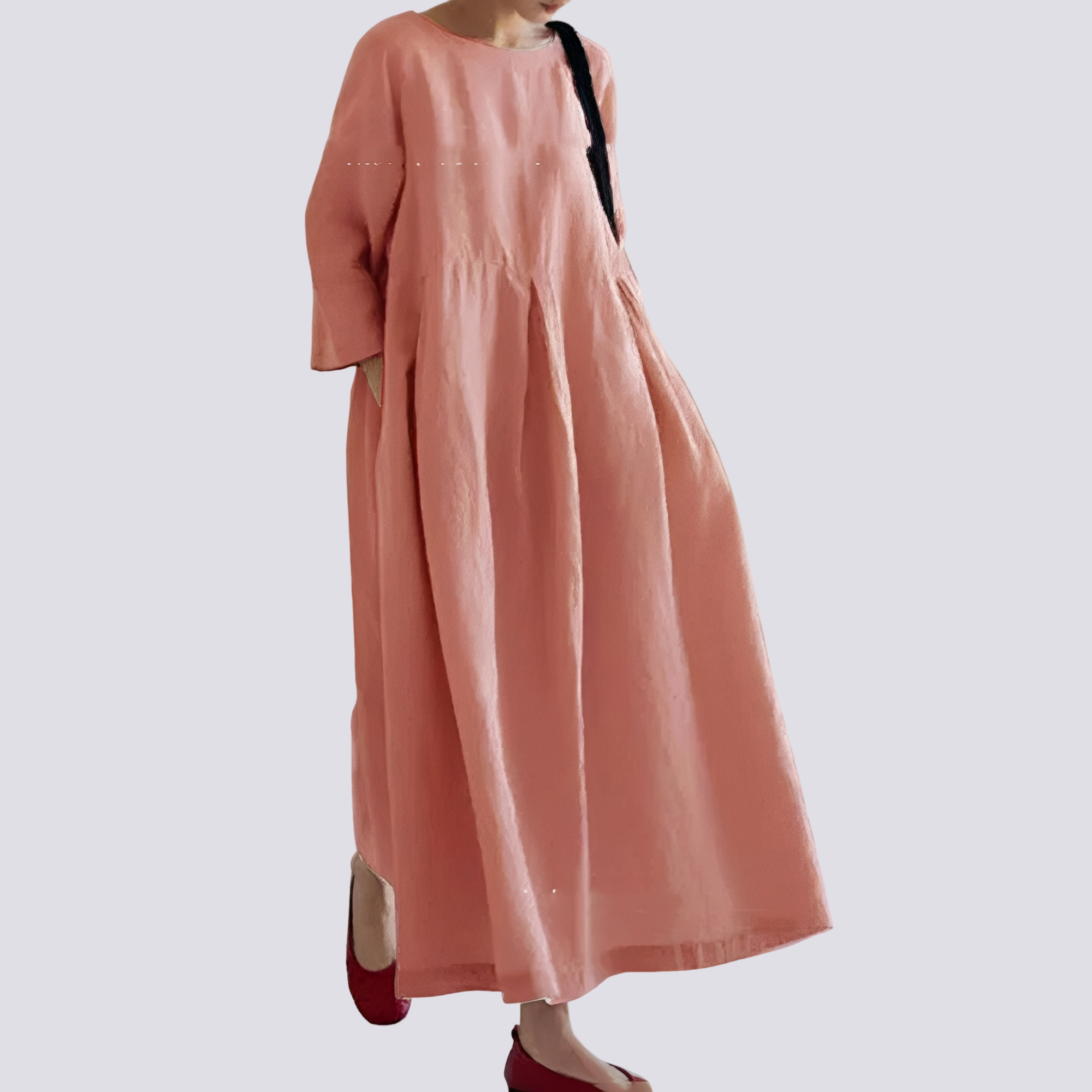 Veronica - Weites Damenkleid mit Taschen