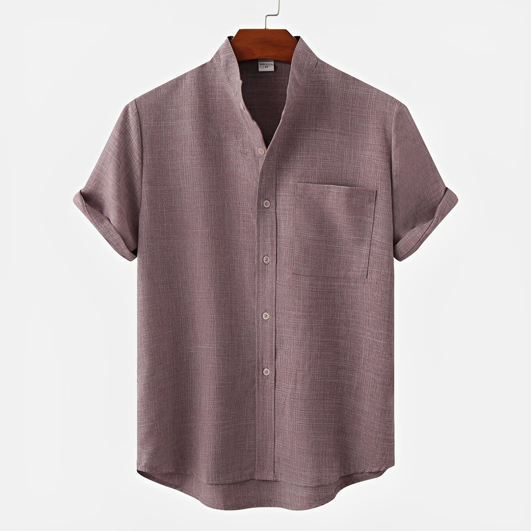 Hayden - Einfaches Button-Up-Polohemd