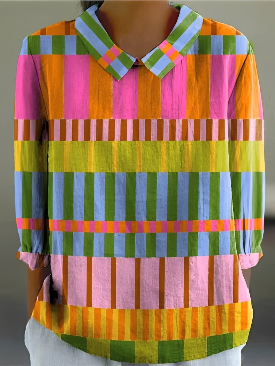 Alfie - Stilvolles, locker geschnittenes Damenshirt mit Print
