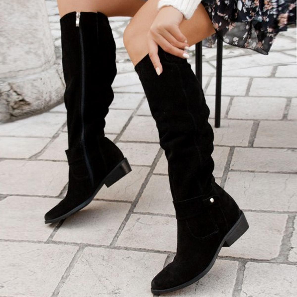Terina – Kniehohe Stiefel für Damen im Casual-Stil