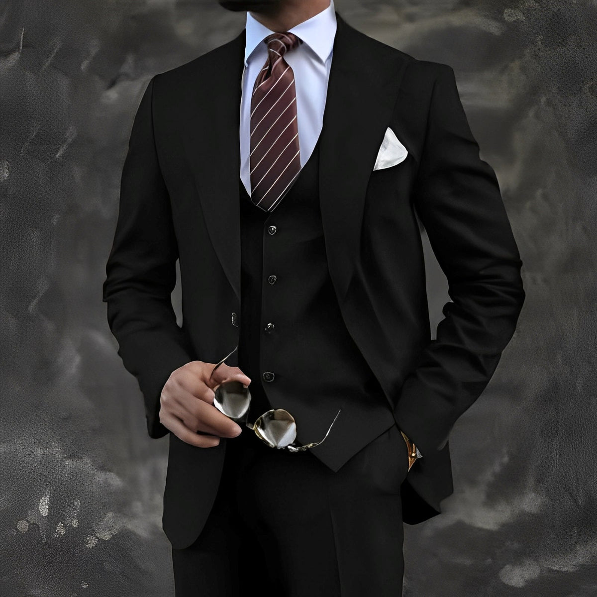 Elwyn - Elegantes dreiteiliges Anzugset