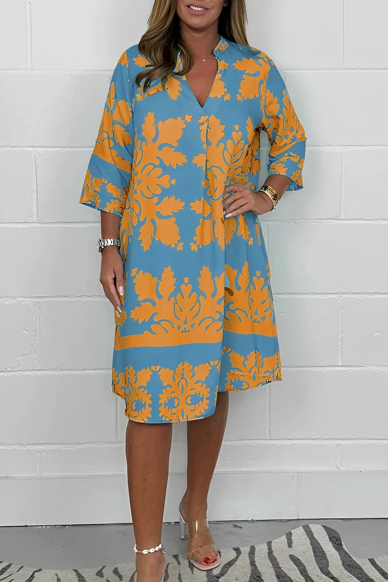 Tanya - Schickes, locker geschnittenes Damenkleid