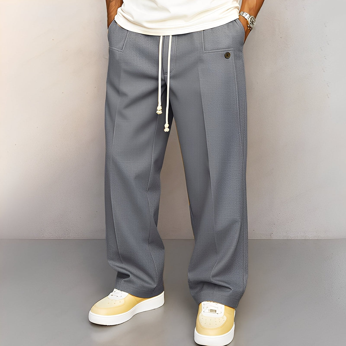 Henri - Bequeme Herren-Hose mit Kordelzug
