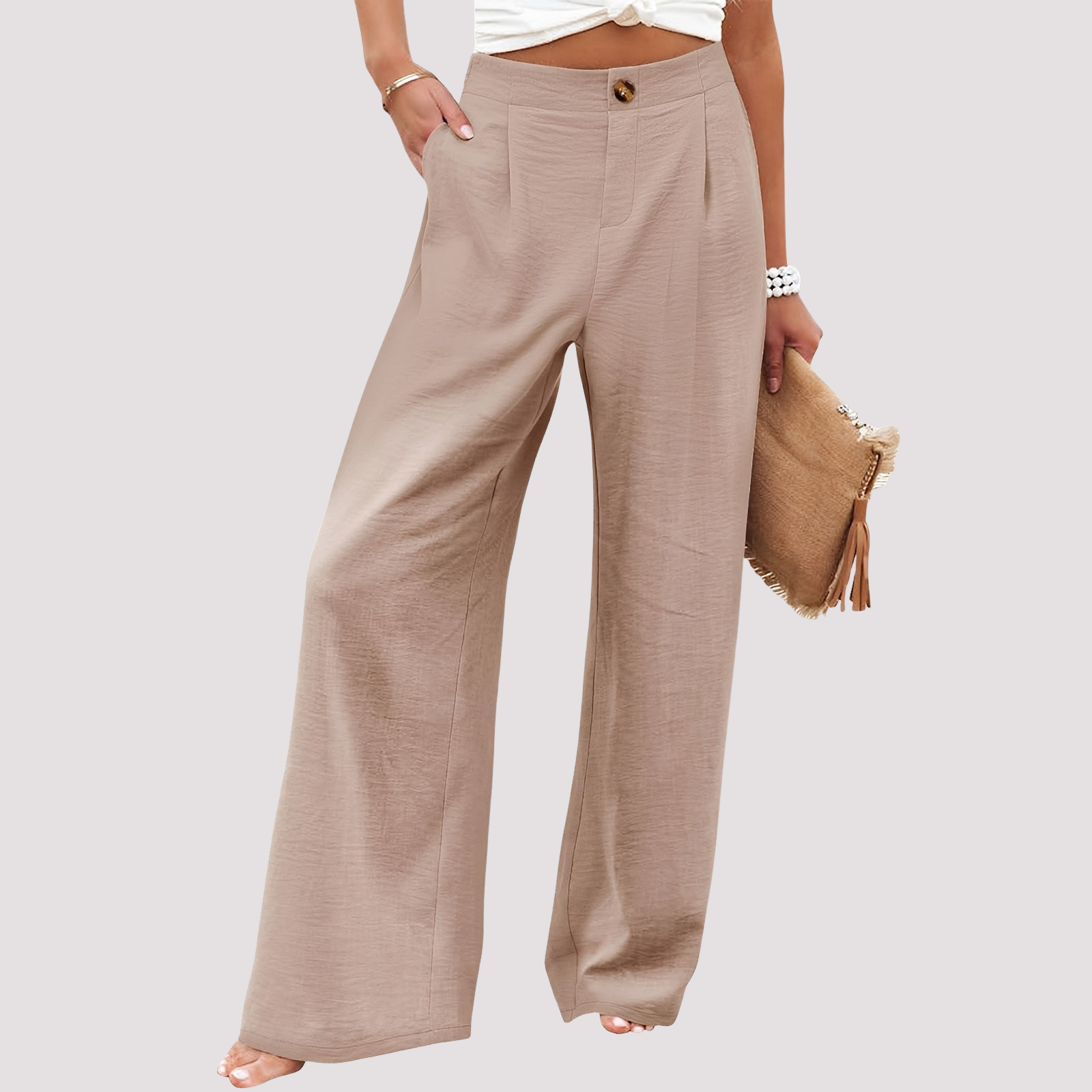 Helen - Damenhose mit weitem Bein und lässiger Passform