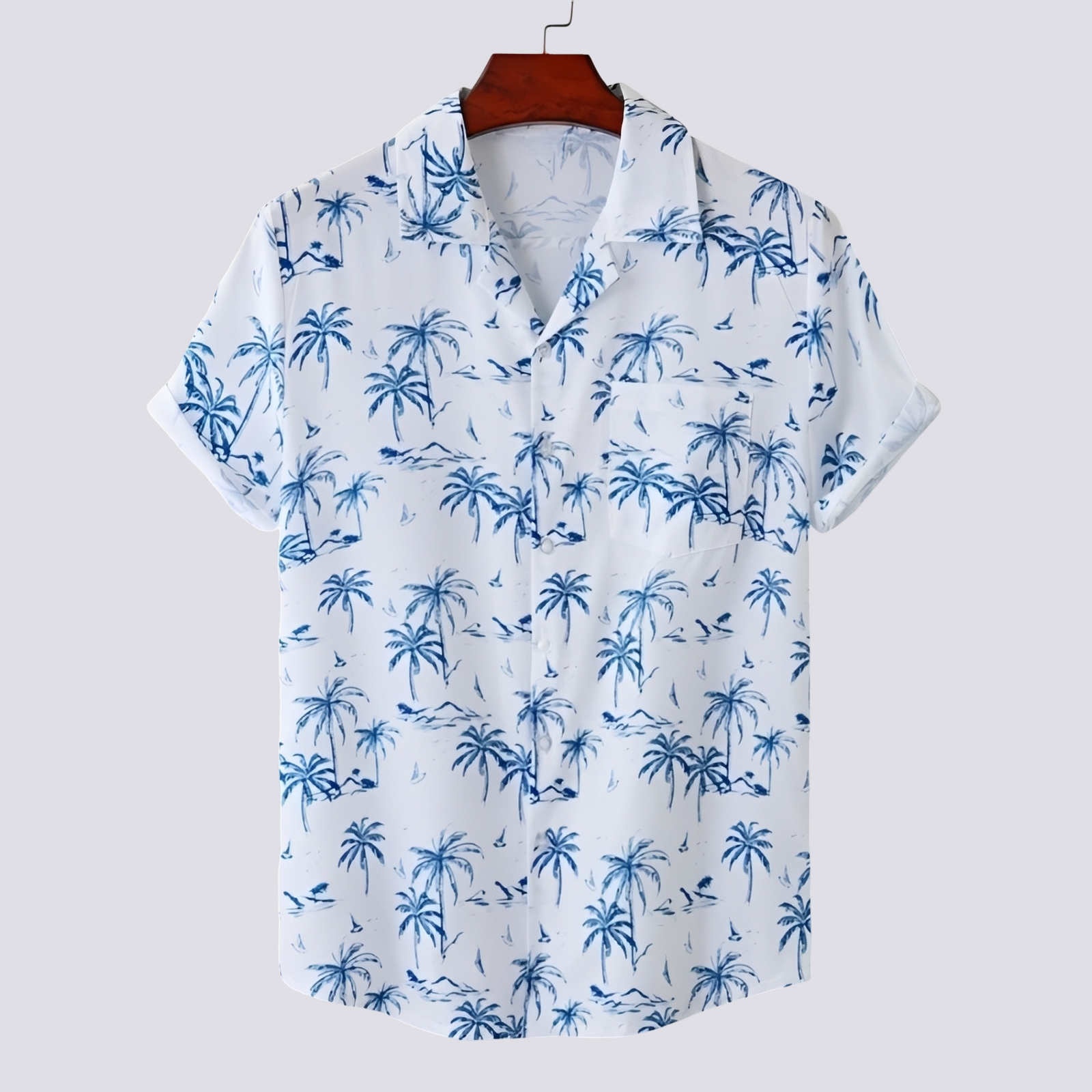 Ronan - Elegantes Herrenhemd mit Hawaii-Muster