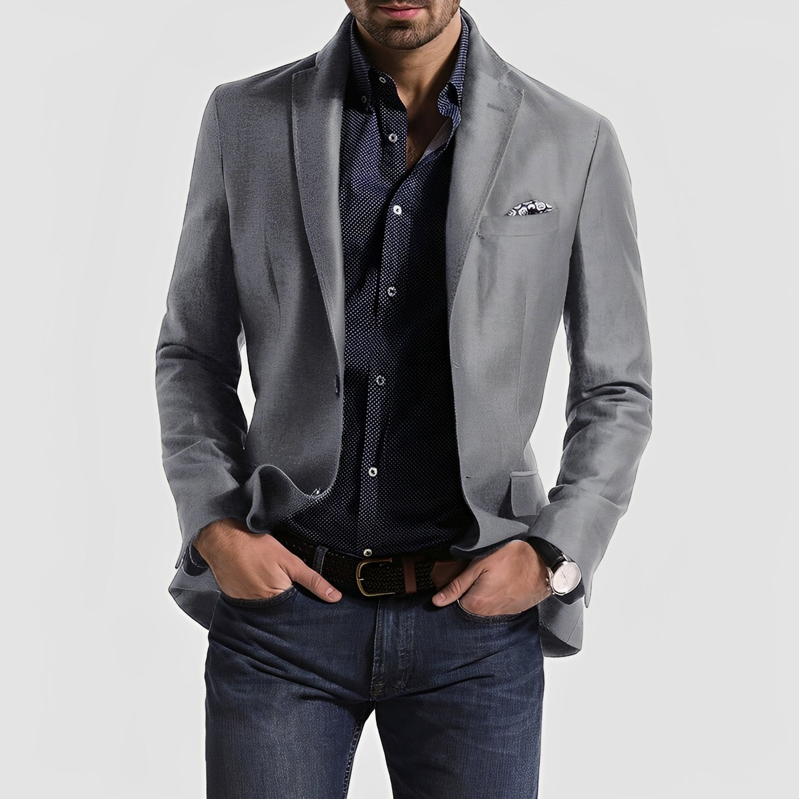 George - Schicker Herrenblazer mit Zweiknopfverschluss