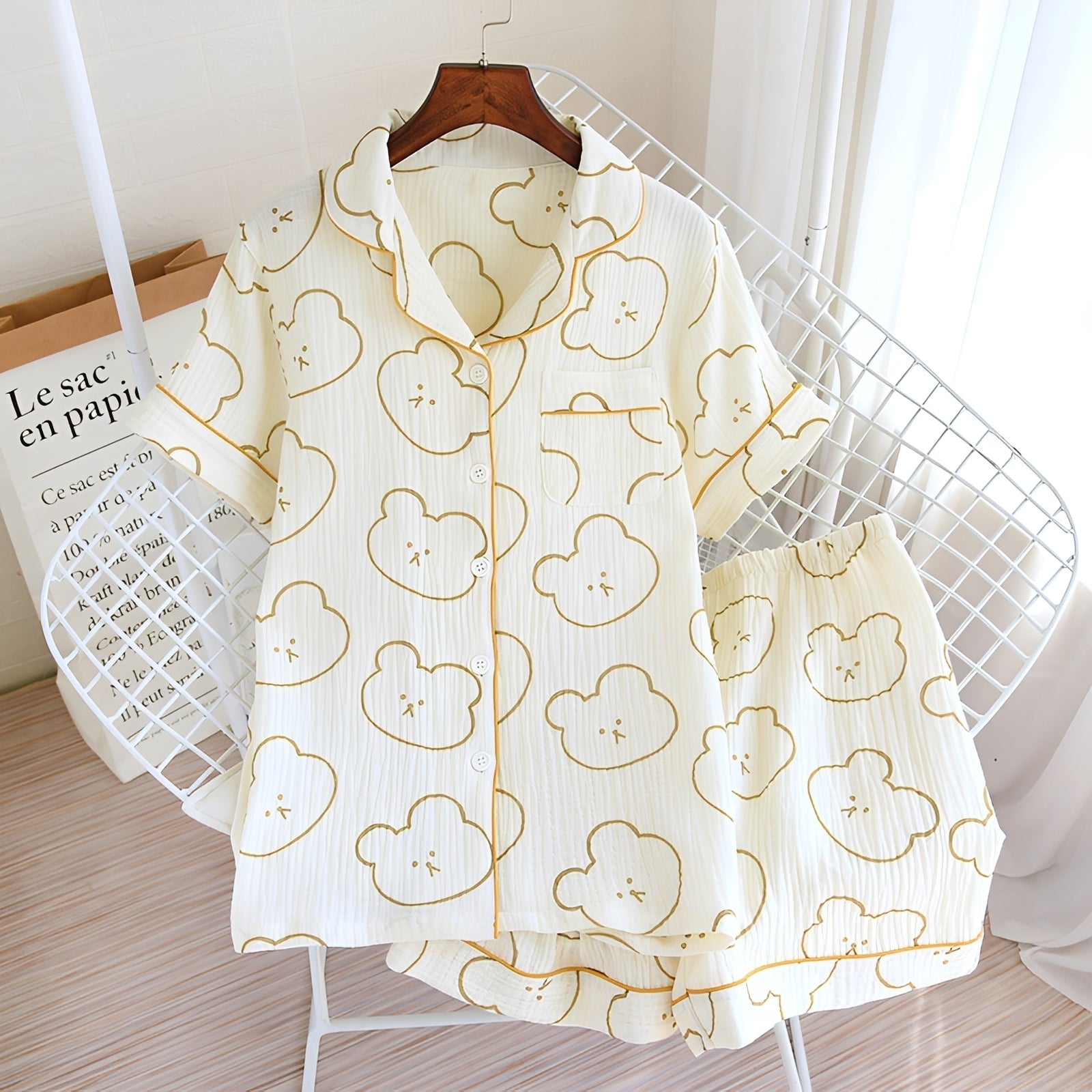 Mariah - Bequemes Lockeres Pyjama-Set