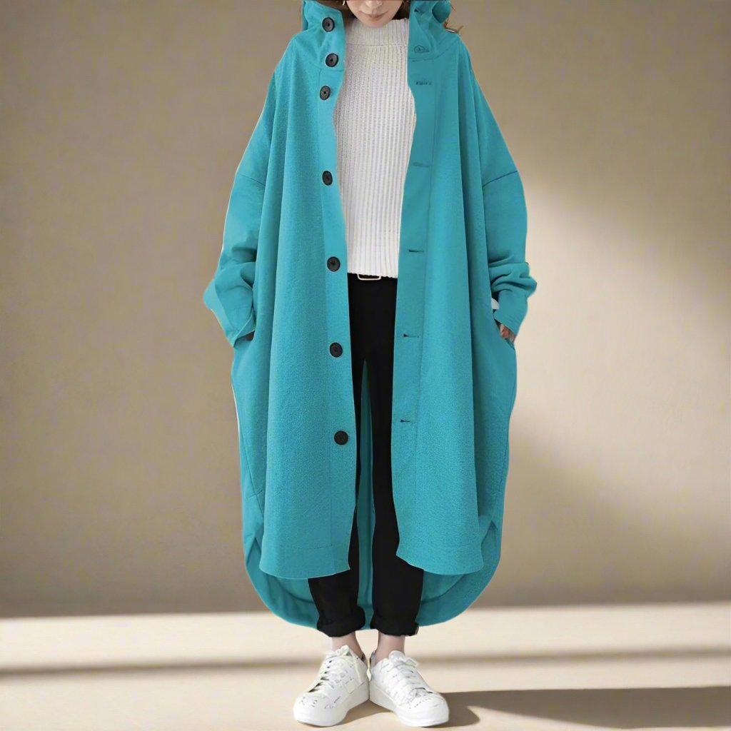 Cailyn - Gemütlicher langer Trenchcoat