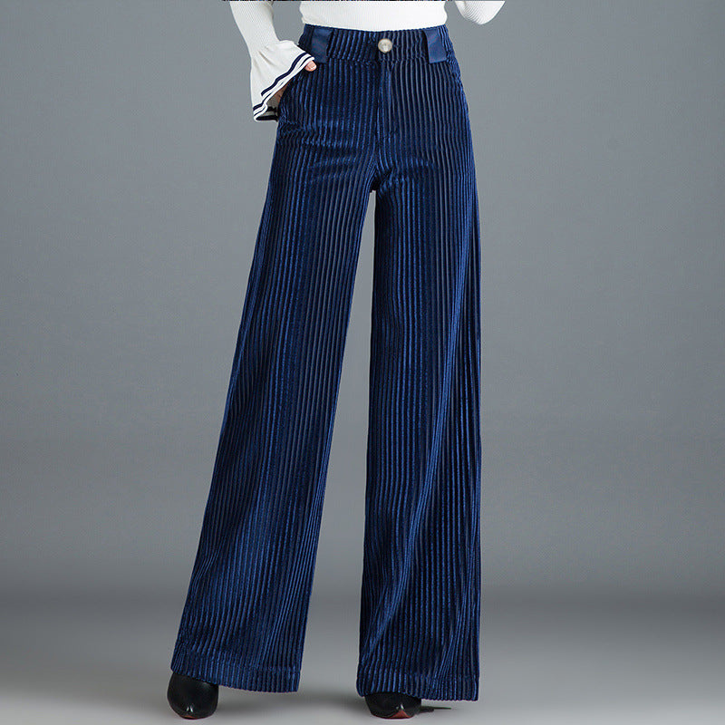 Casey - Elegante Cordhose mit weitem Bein für Damen