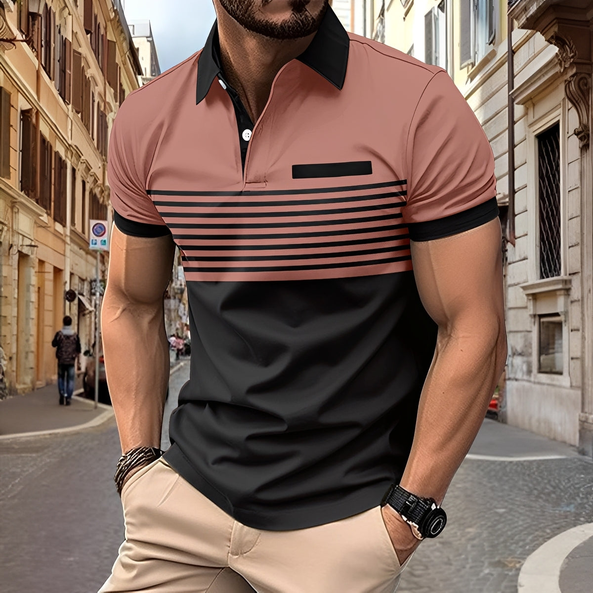 Thomas - Elegantes, schmal geschnittenes Poloshirt für Herren